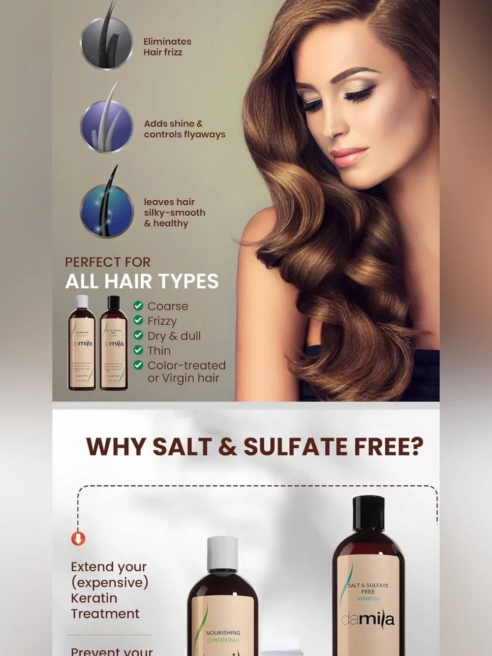 Damila sulfate free